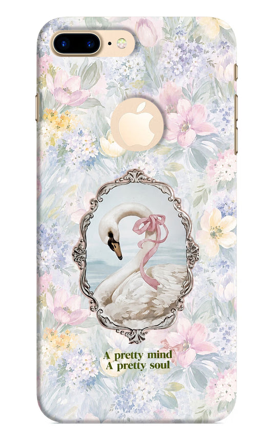 Pretty Mind Pretty Soul iPhone 8 Plus Logocut Back Cover