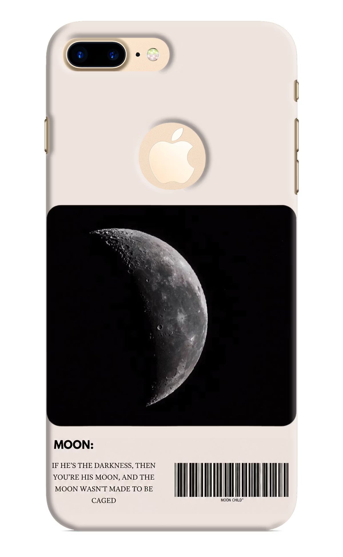 Moon Phase iPhone 8 Plus Logocut Back Cover