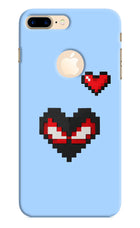 Peter Heart iPhone 8 Plus Logocut Hard Case Back Cover by Casekaro