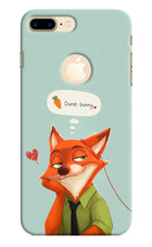 Nick Charm iPhone 8 Plus Logocut Hard Case Back Cover by Casekaro
