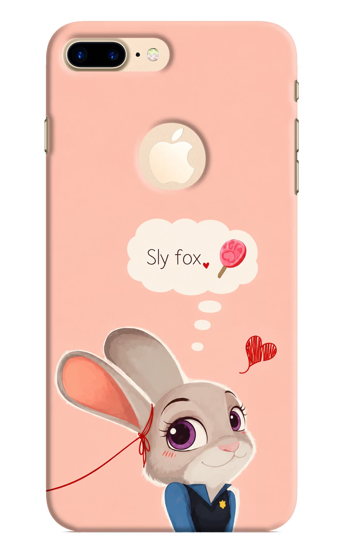 Judy Charm iPhone 8 Plus Logocut Back Cover