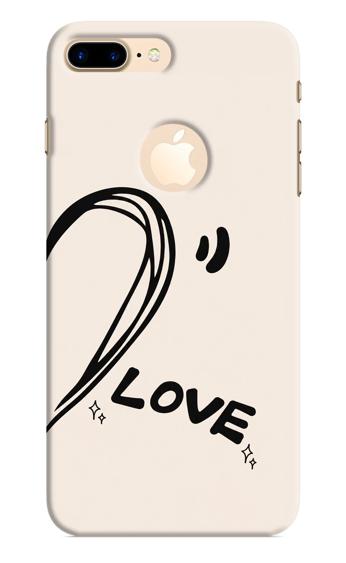 Soul Line iPhone 8 Plus Logocut Back Cover
