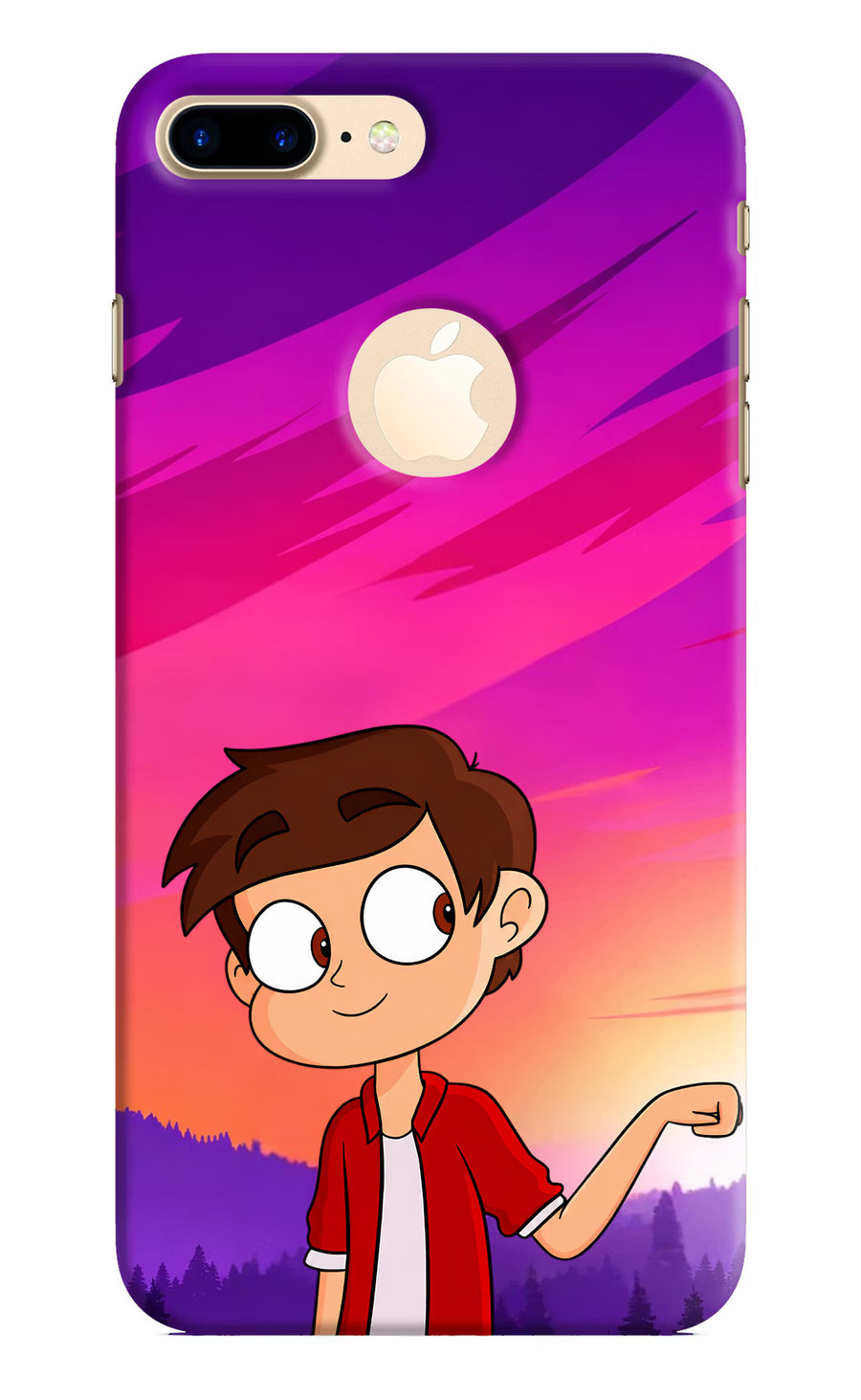Marco Sunset iPhone 8 Plus Logocut Back Cover, Hard case