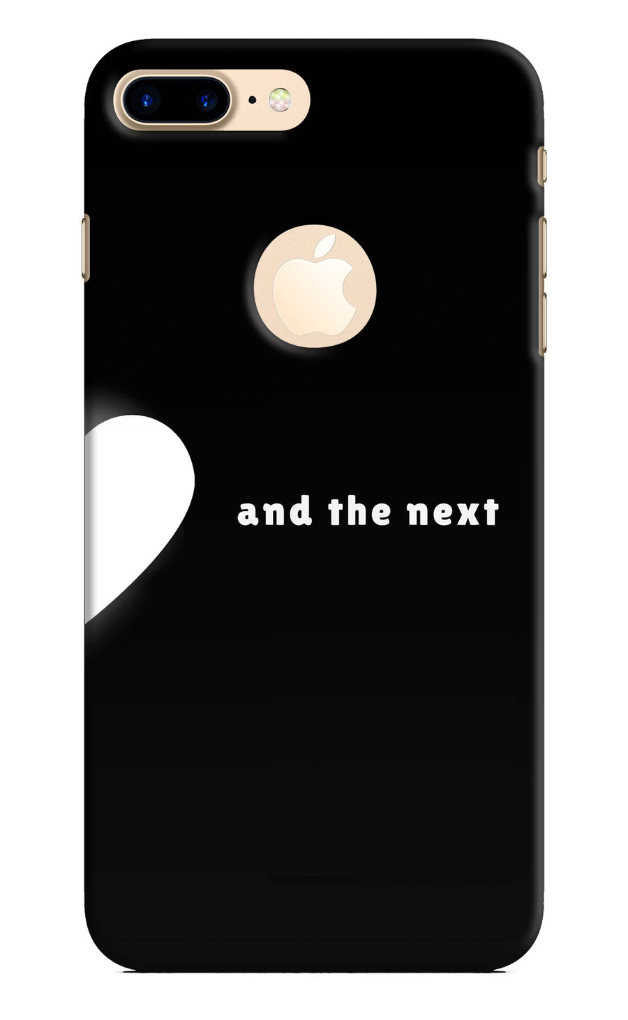 Next World iPhone 8 Plus Logocut Back Cover, Hard case