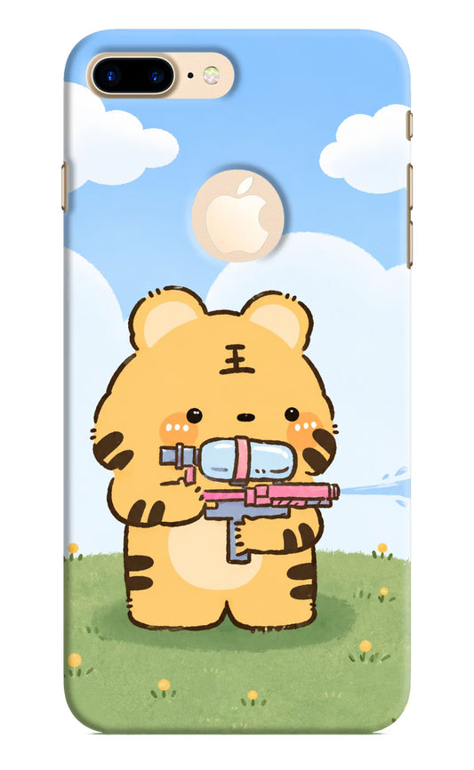 Tiger Treat iPhone 8 Plus Logocut Hard Case Back Cover by Casekaro
