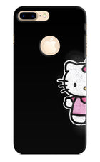 Kitty Charm iPhone 8 Plus Logocut Hard Case Back Cover by Casekaro