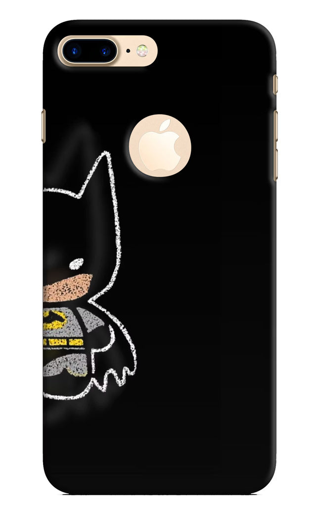 Bat Kitty iPhone 8 Plus Logocut Hard Case Back Cover by Casekaro