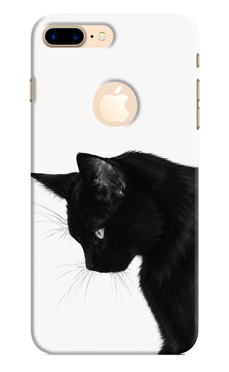 Shadow Gaze iPhone 8 Plus Logocut Back Cover, Hard case