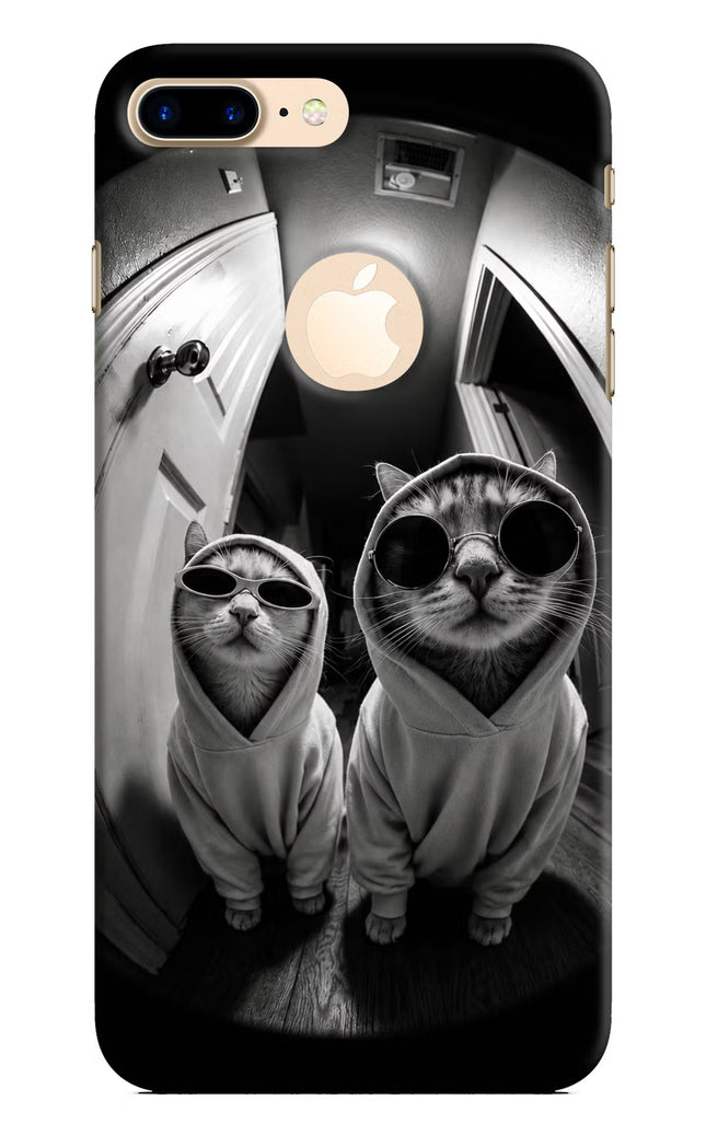 Hood Cats iPhone 8 Plus Logocut Hard Case Back Cover by Casekaro
