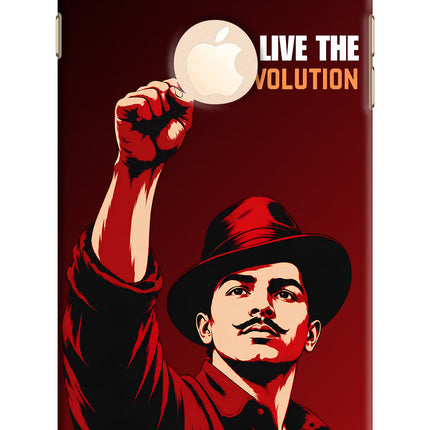 Bhagat Singh Revolution iPhone 8 Plus Logocut Back Cover