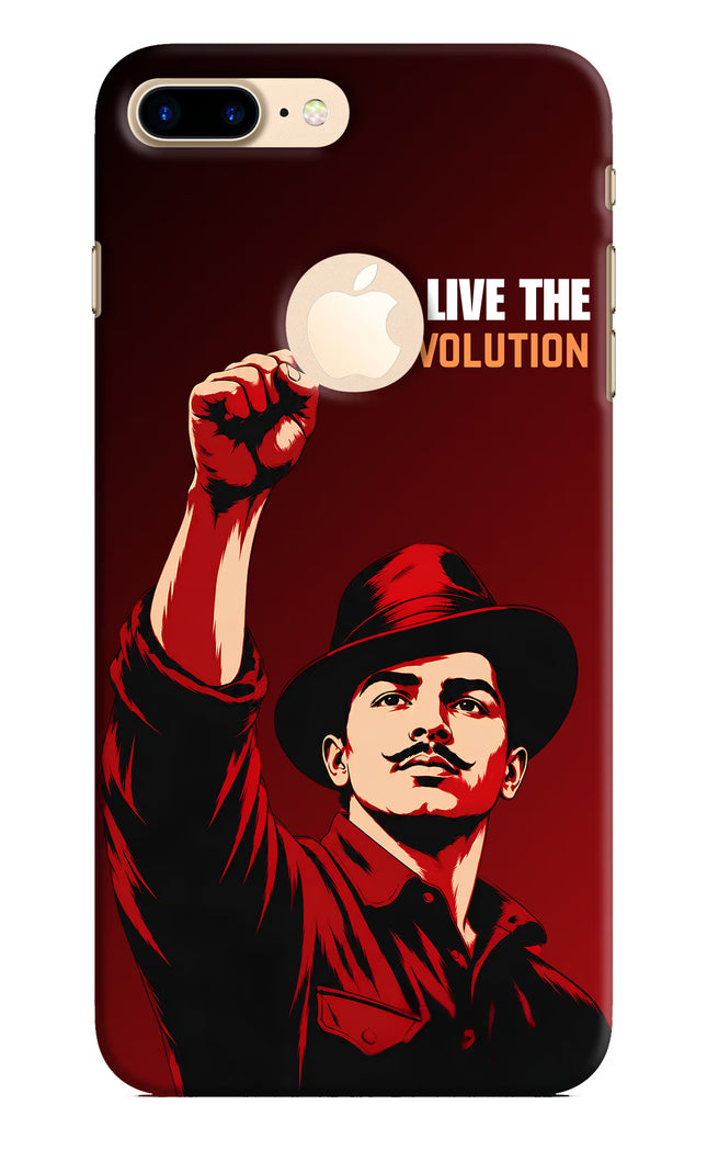 Bhagat Singh Revolution iPhone 8 Plus Logocut Back Cover