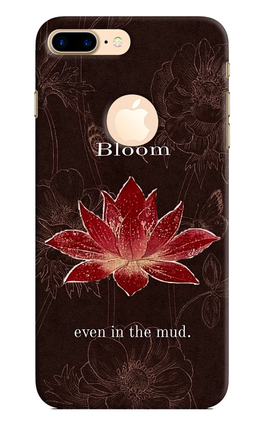 Bloom iPhone 8 Plus Logocut Back Cover, Hard case