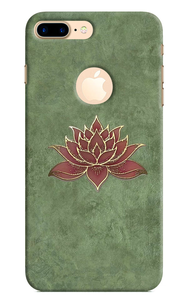 Lotus Grace iPhone 8 Plus Logocut Hard Case Back Cover by Casekaro