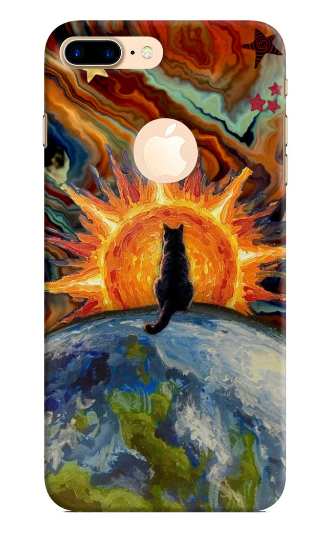 Sunrise Beyond iPhone 8 Plus Logocut Hard Case Back Cover by Casekaro