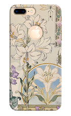 White Lily iPhone 8 Plus Logocut Back Cover