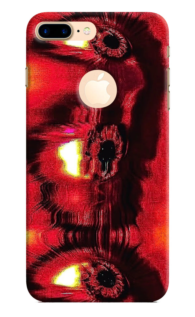 Fire Eye iPhone 8 Plus Logocut Hard Case Back Cover by Casekaro