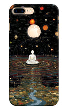 Space Monk iPhone 8 Plus Logocut Hard Case Back Cover by Casekaro