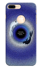Dark Koi iPhone 8 Plus Logocut Hard Case Back Cover by Casekaro