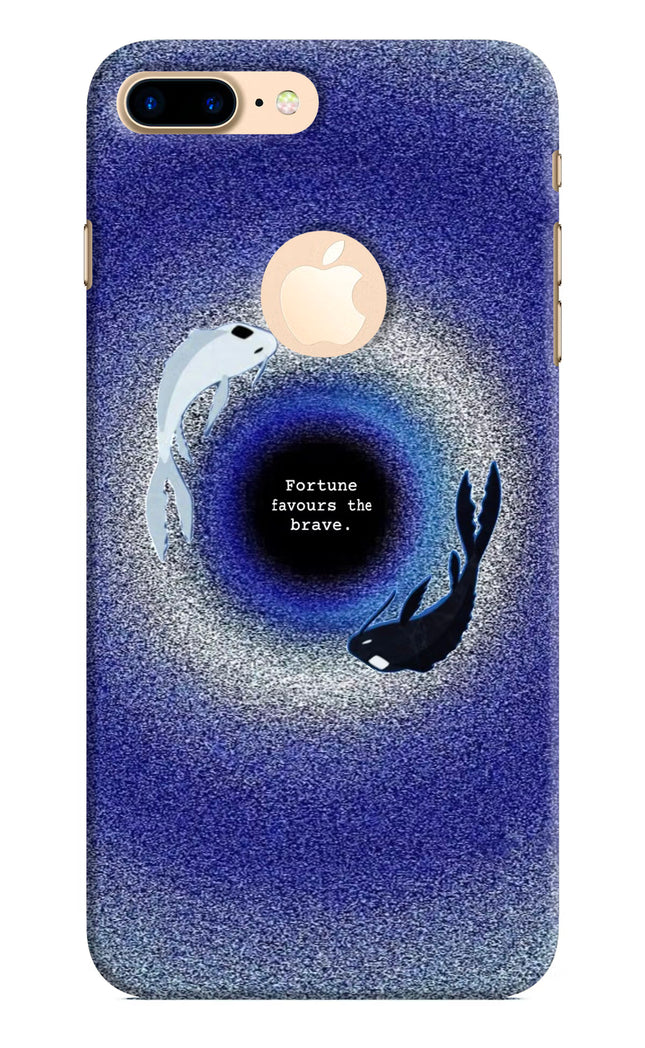 Dark Koi iPhone 8 Plus Logocut Hard Case Back Cover by Casekaro