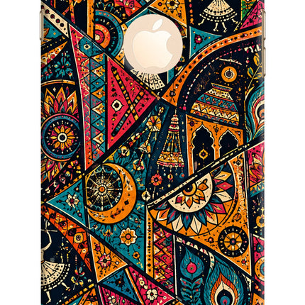 Folk Print iPhone 8 Plus Logocut Back Cover