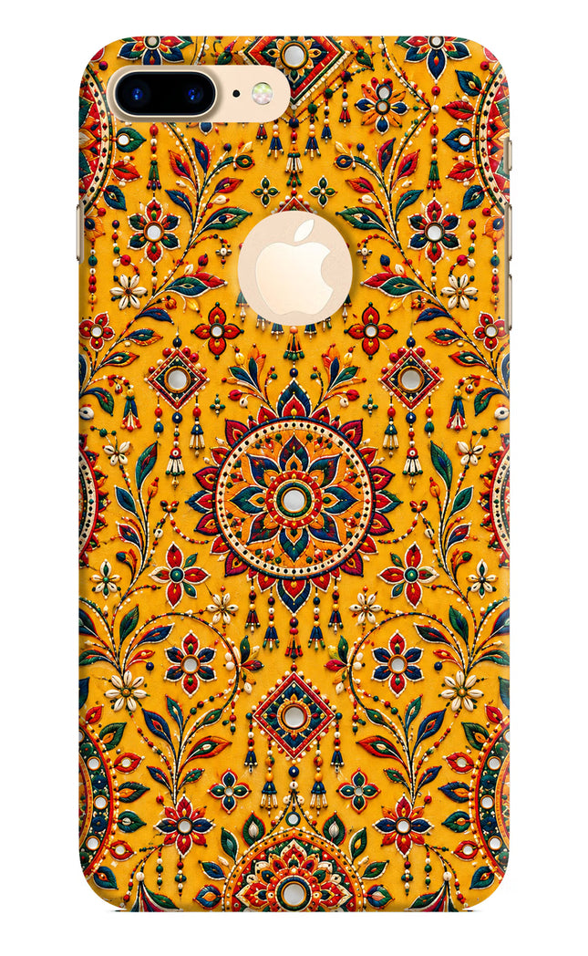 Sunlit Aura iPhone 8 Plus Logocut Hard Case Back Cover by Casekaro
