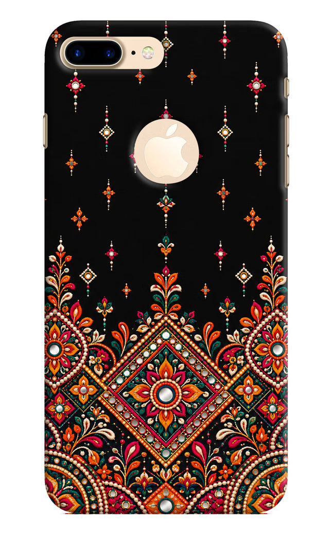 Noir Mehfil iPhone 8 Plus Logocut Hard Case Back Cover by Casekaro