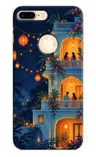 Balcony Glow iPhone 8 Plus Logocut Hard Case Back Cover by Casekaro
