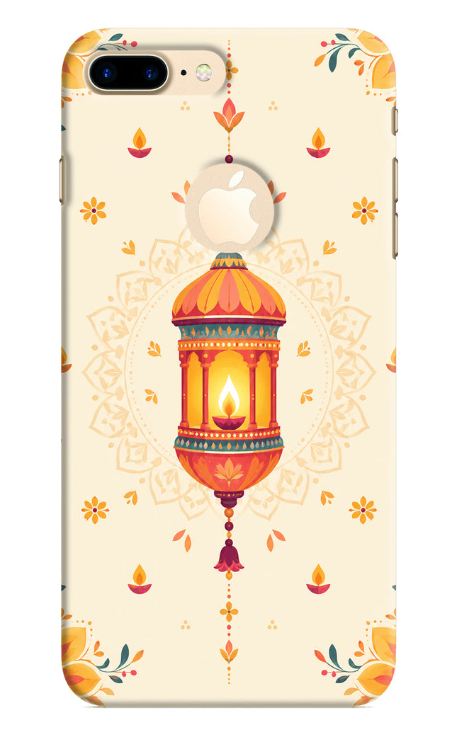 Golden Lantern iPhone 8 Plus Logocut Hard Case Back Cover by Casekaro