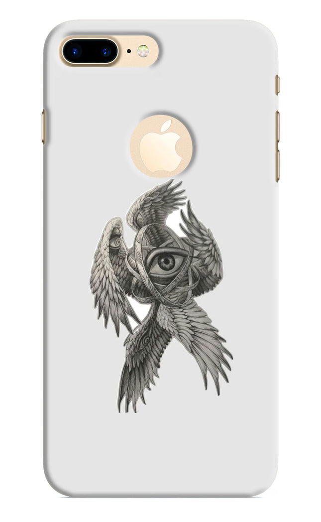 Accurate Angel iPhone 8 Plus Logocut Hard Case Back Cover by Casekaro