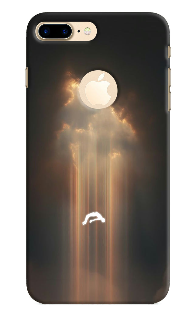 Heavenly Beam iPhone 8 Plus Logocut Hard Case Back Cover by Casekaro