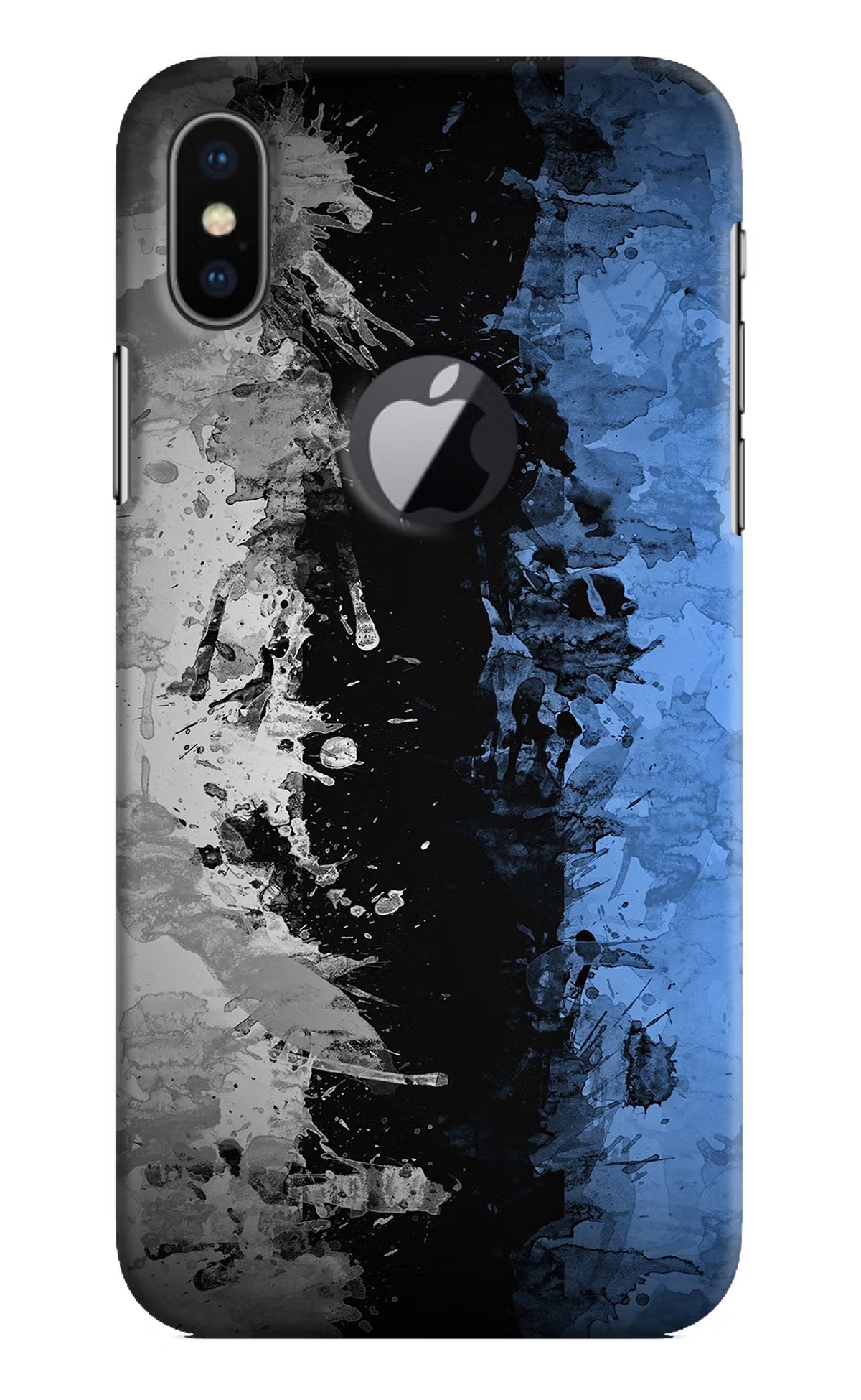 Artistic Design iPhone X Logocut Hard Case Back Cover by Casekaro