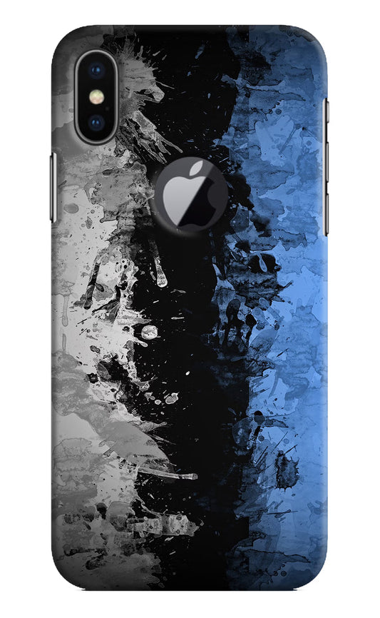Artistic Design iPhone X Logocut Hard Case Back Cover by Casekaro