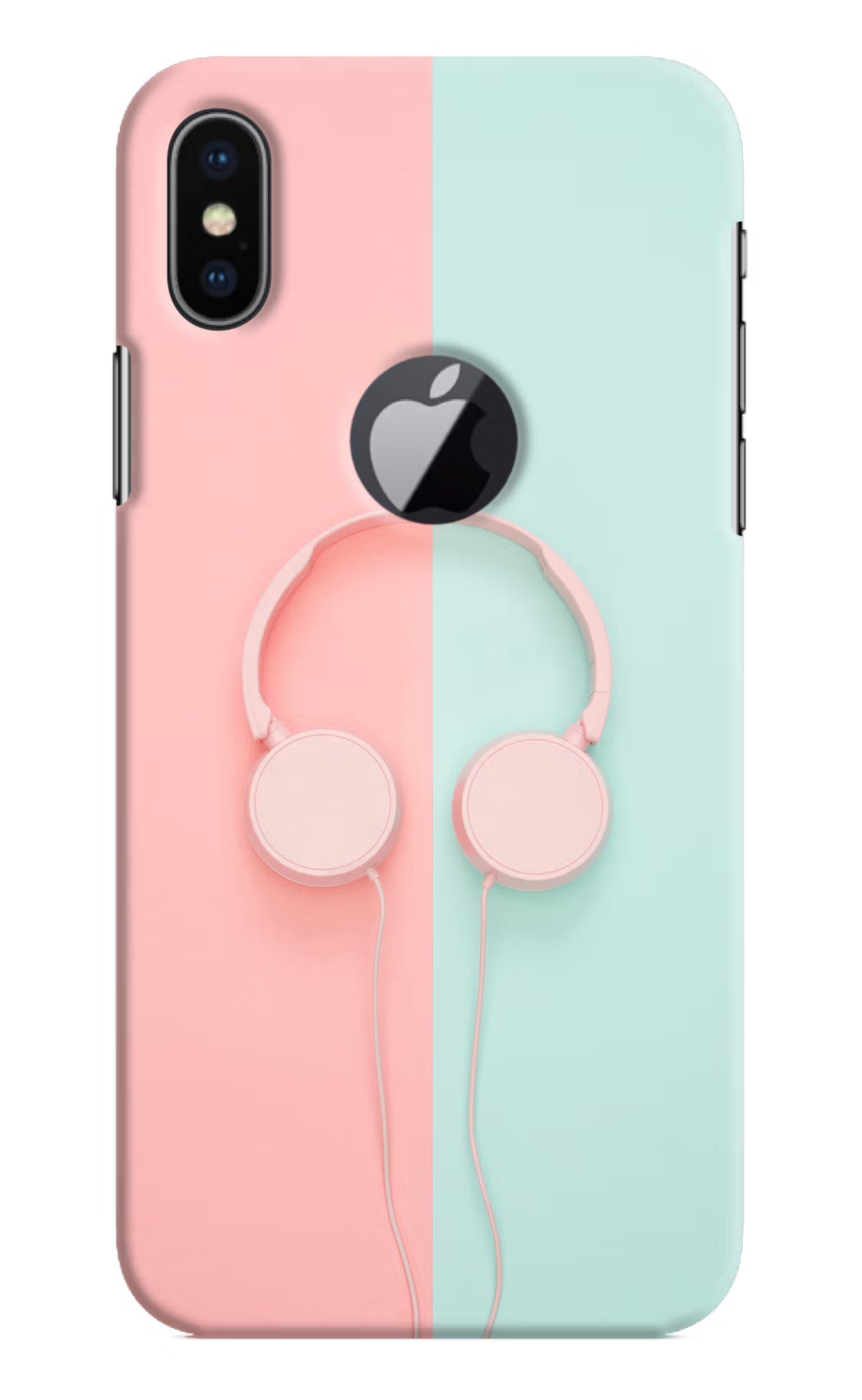 Music Lover iPhone X Logocut Hard Case Back Cover by Casekaro