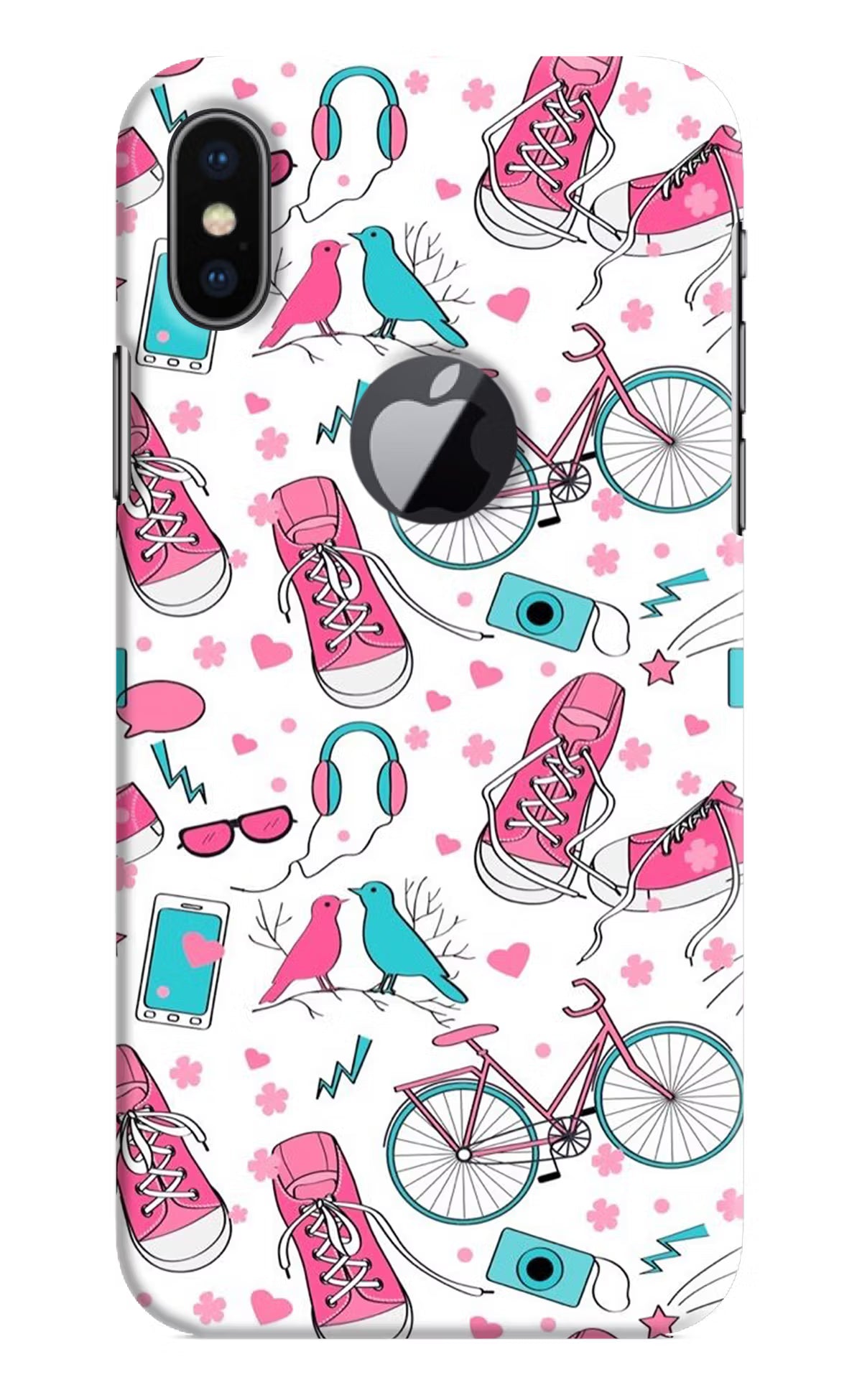 Artwork iPhone X Logocut Hard Case Back Cover by Casekaro