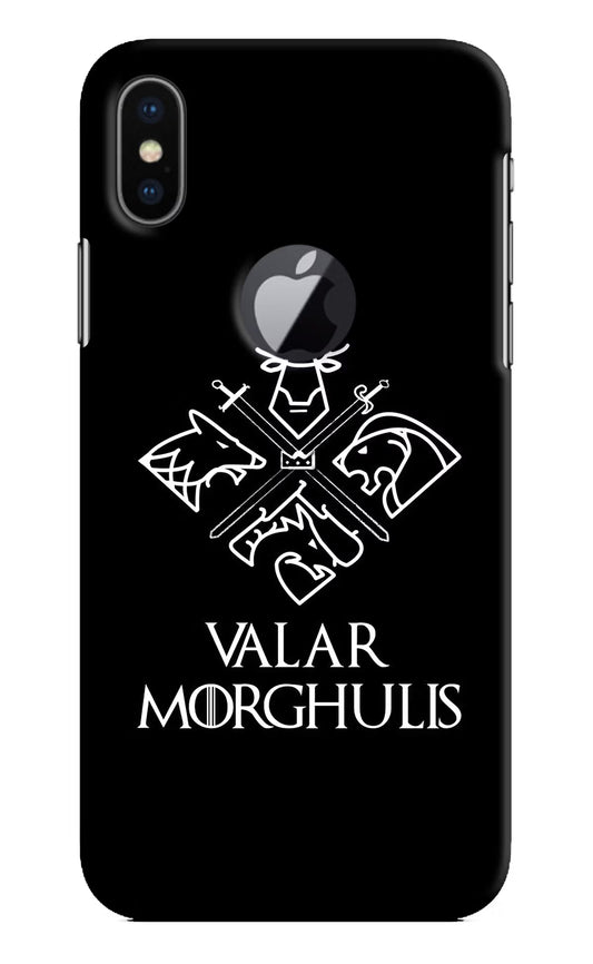 Valar Morghulis | Game Of Thrones iPhone X Logocut Hard Case Back Cover by Casekaro