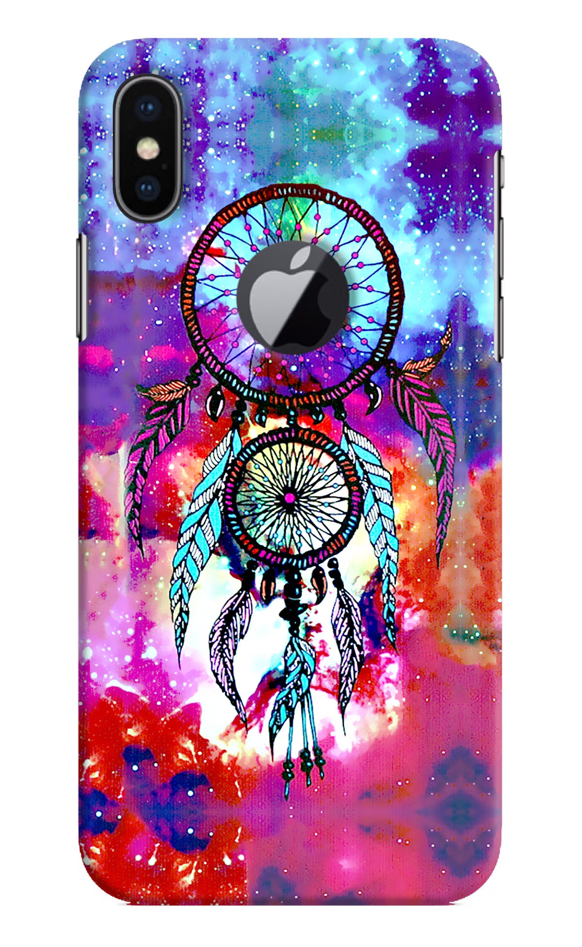 Dream Catcher Abstract iPhone X Logocut Hard Case Back Cover by Casekaro