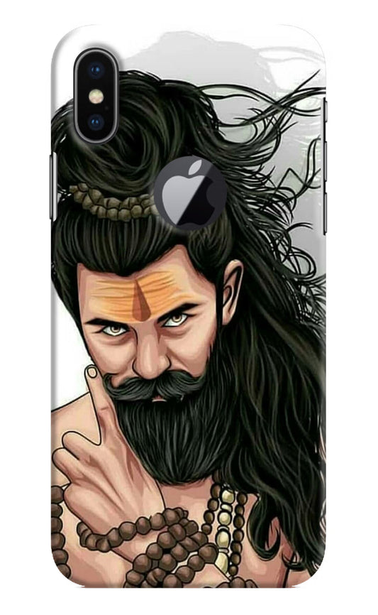 Mahadev iPhone X Logocut Hard Case Back Cover by Casekaro