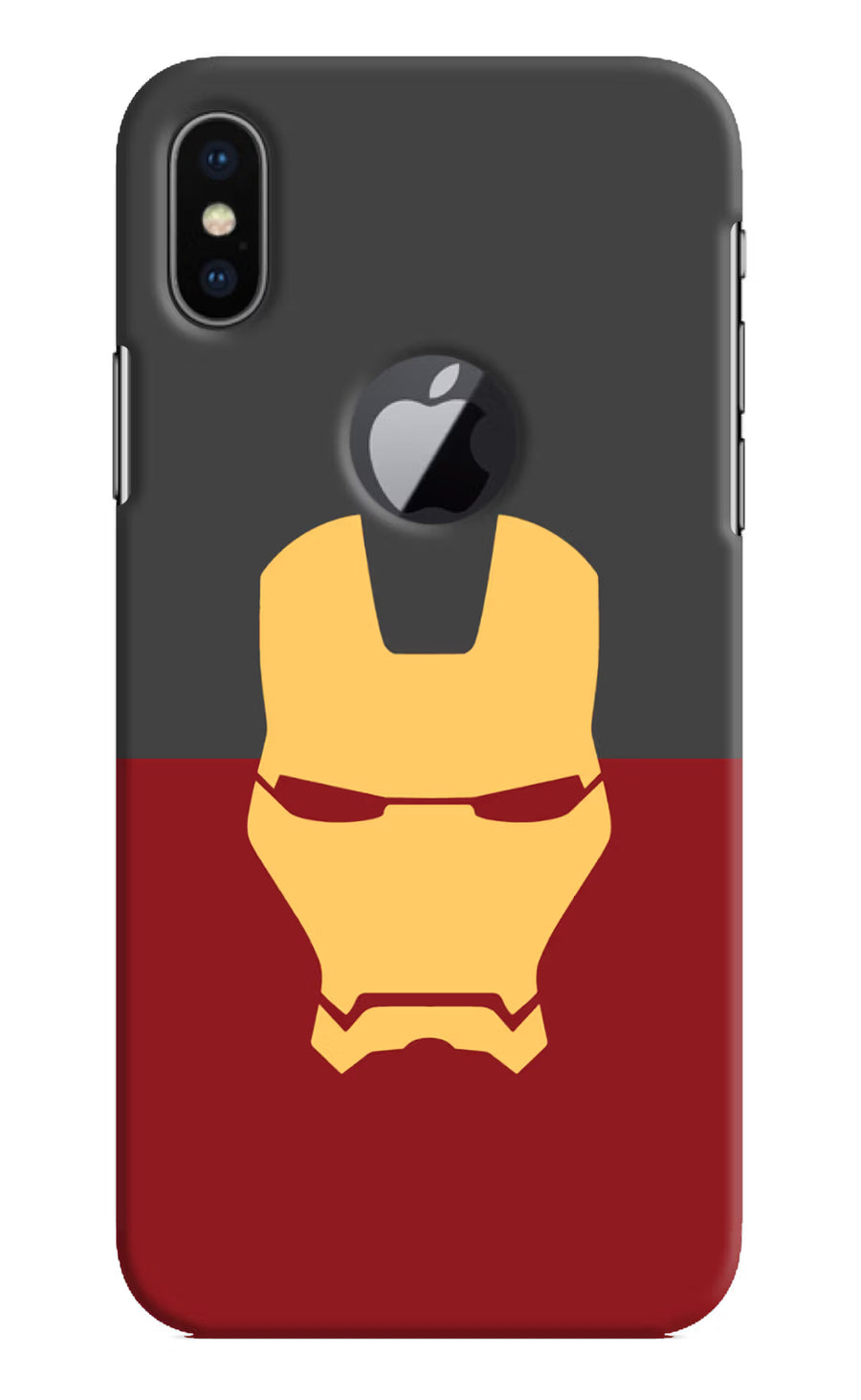 Ironman iPhone X Logocut Back Cover, Hard case