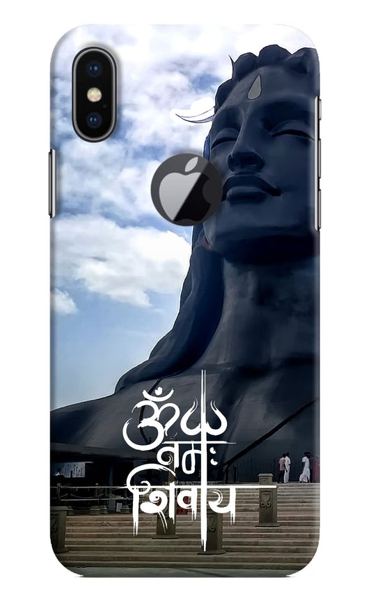 Om Namah Shivay iPhone X Logocut Hard Case Back Cover by Casekaro