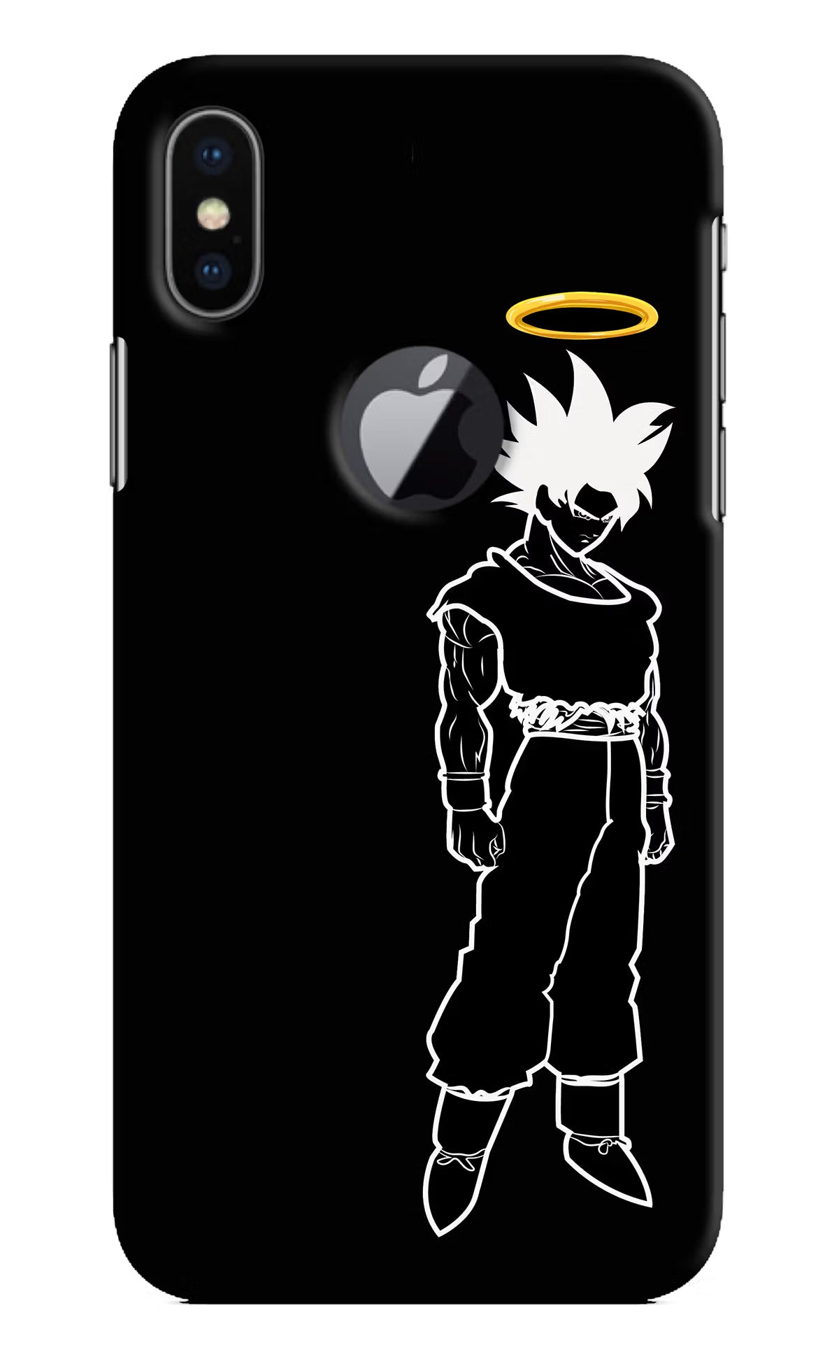 DBS Character iPhone X Logocut Hard Case Back Cover by Casekaro