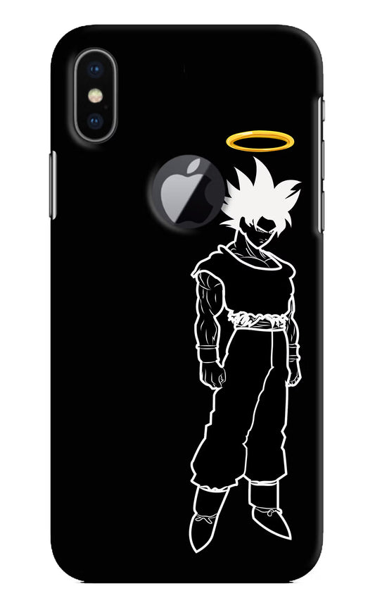 DBS Character iPhone X Logocut Hard Case Back Cover by Casekaro