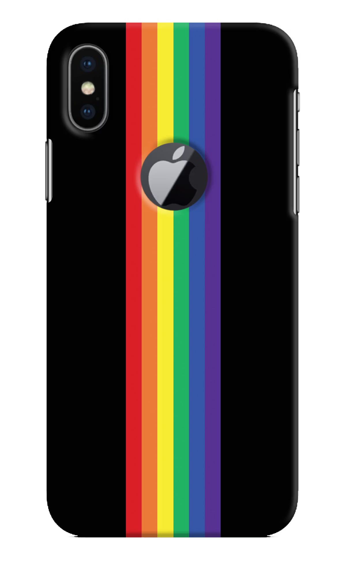 Pride iPhone X Logocut Hard Case Back Cover by Casekaro