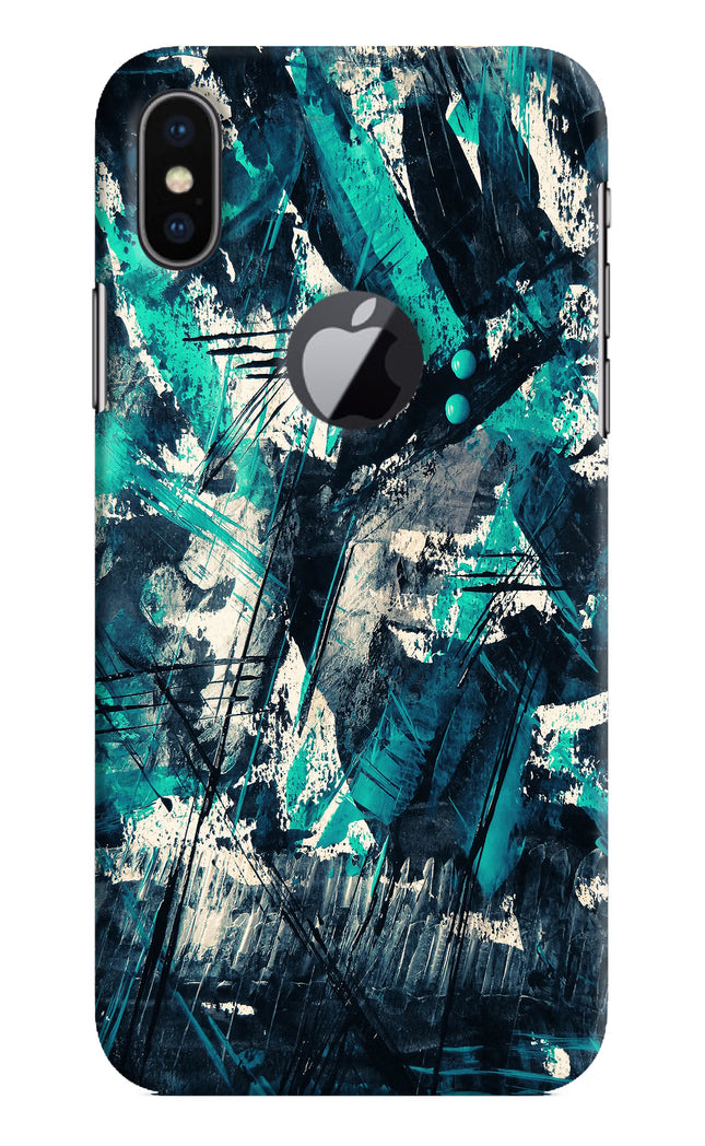 Artwork iPhone X Logocut Hard Case Back Cover by Casekaro