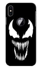 Venom iPhone X Logocut Hard Case Back Cover by Casekaro