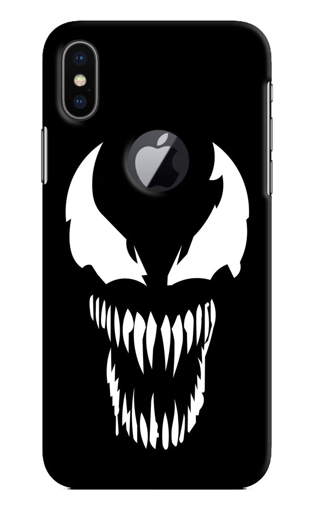 Venom iPhone X Logocut Hard Case Back Cover by Casekaro