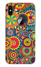Gol Gol Art iPhone X Logocut Hard Case Back Cover by Casekaro