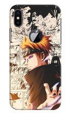 Pain Anime iPhone X Logocut Hard Case Back Cover by Casekaro