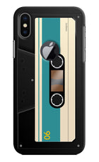 Cassette iPhone X Logocut Hard Case Back Cover by Casekaro
