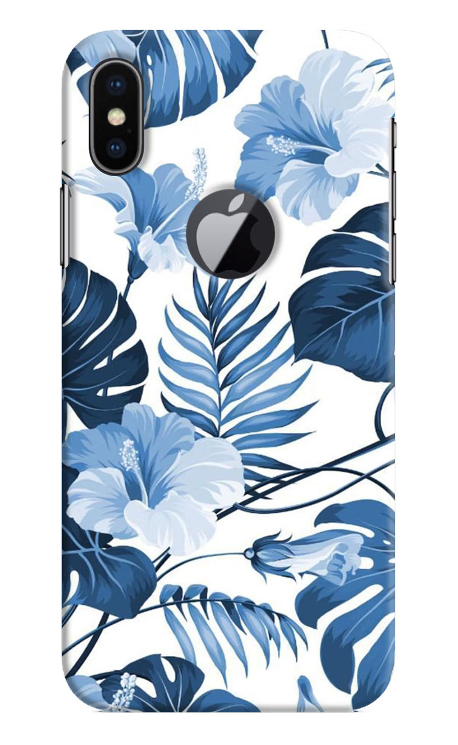 Fabric Art iPhone X Logocut Back Cover, Hard case