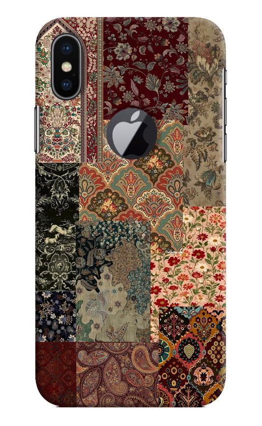 Desi Print iPhone X Logocut Hard Case Back Cover by Casekaro
